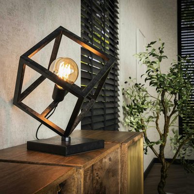 Lampe cube 3D en métal RALF PIER IMPORT