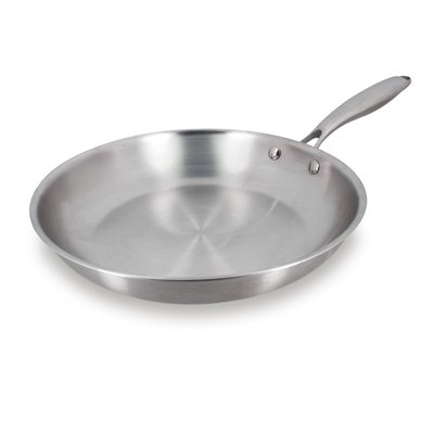 Poêle 28cm en acier inoxydable, TRINOX MENASTYL