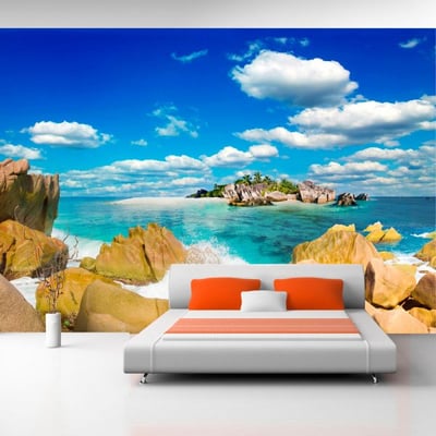 Papier peint intissé panoramique Paysage Asile tranquille EDEN