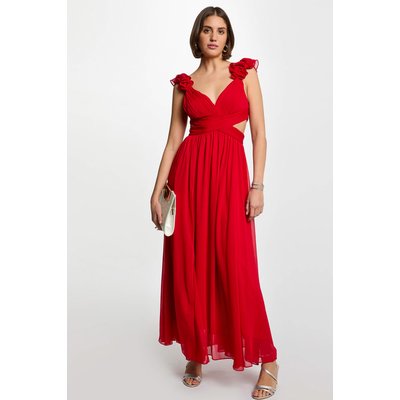 Robe longue droite fluide MORGAN