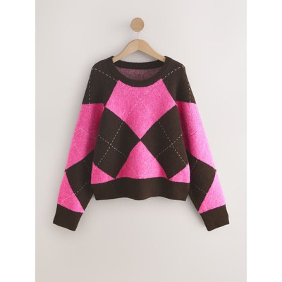 Pull ras du cou en maille avec laine NEXT