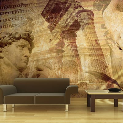 Papier peint intissé panoramique Ville et Architecture Collage - Grèce antique EDEN