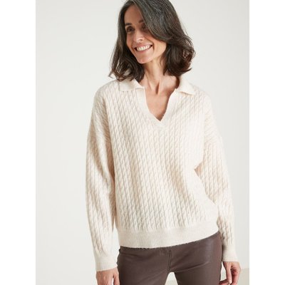 Daxon pull femme col polo La Redoute