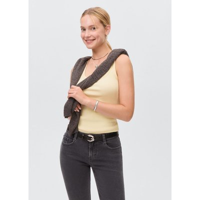 Jean flare ourlet effiloché MANGO TEEN