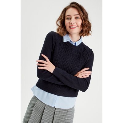 Pull 2-en-1 chemise CACHE CACHE