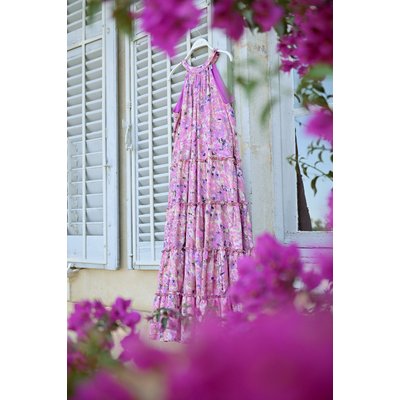 Robe longue à volants MOLLY BRACKEN