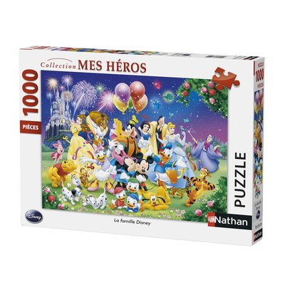 Puzzle La Famille Disney 1000 pcs NATHAN