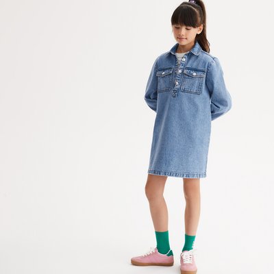 Robe en jean à manches longues LA REDOUTE COLLECTIONS