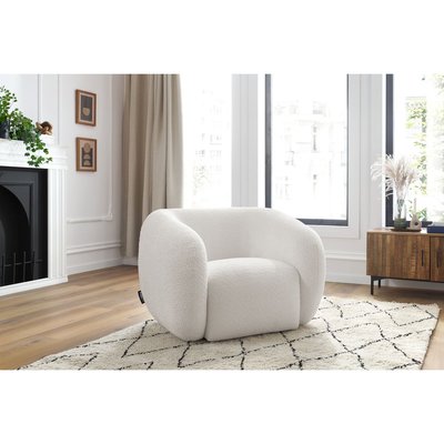 Fauteuil tissu bouclette, CELINE BOBOCHIC