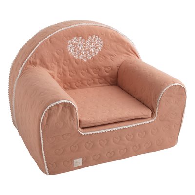 Fauteuil club pour enfant en coton matelassé SAUTHON
