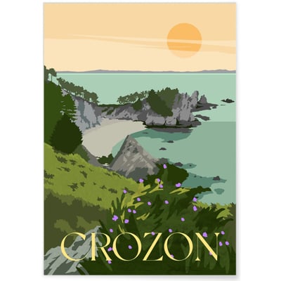 Affiche ville de Crozon L'AFFICHERIE