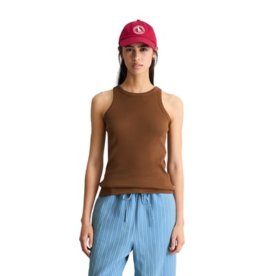 Top côtelé DfC slim en pur coton organique MARC O’POLO DENIM