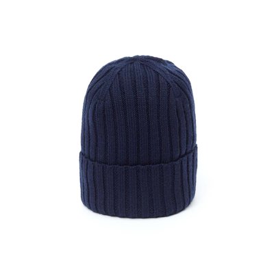 Bonnet Cotelé Uni Marine - Taille unique DRAEGER PARIS