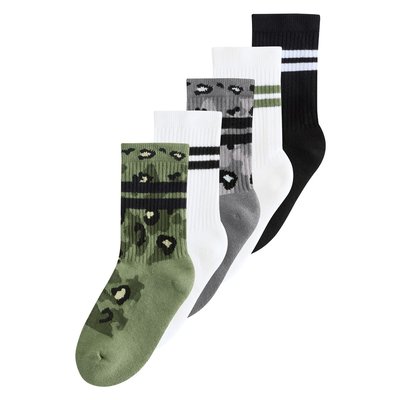 Chaussettes côtelé à passepoil, 5 paires NEXT