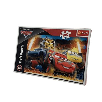 Puzzle 100 pièces Cars 3 - Bon état TREFL