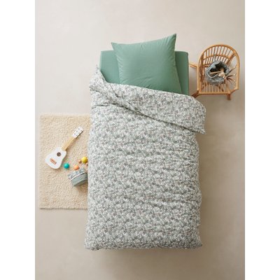 Parure housse de couette + taie d'oreiller enfant TROPICAL Oeko-Tex® VERTBAUDET