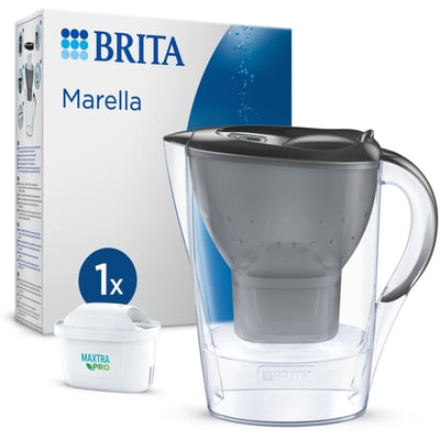 Carafe filtrante Marella graphite + 1 cartouche Maxtra Pro BRITA