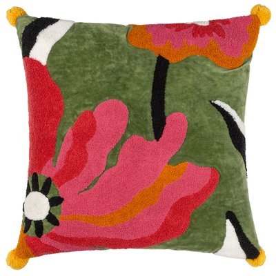 Poppy Embroidered Cushion FURN.