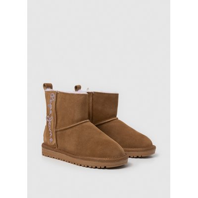 Ботинки из кожи на меху Top G PEPE JEANS