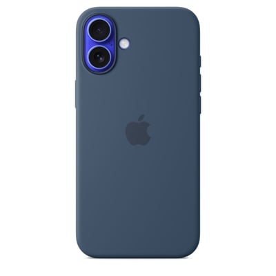 Coque iPhone 16 Plus MagSafe Denim silicone APPLE