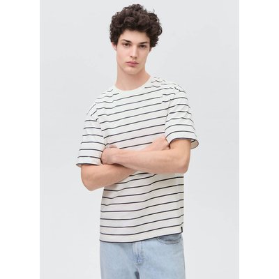 T-shirt manches courtes rayures MANGO TEEN
