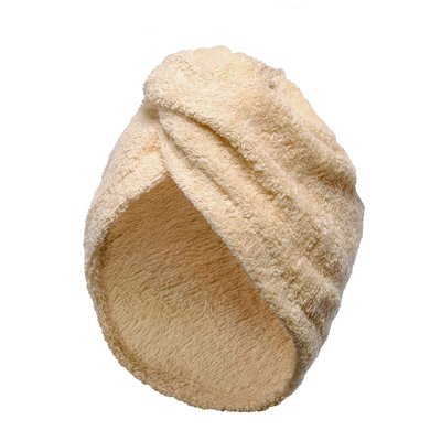 Serviette de tête coton 57 fils éponge fermeture élastique TURBAN LINANDELLE