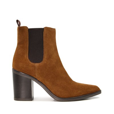 Bottines pointues talon carré 2025
