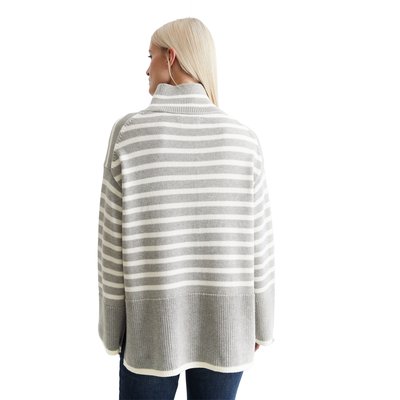 Pull oversize en maille avec motif à rayures MARC O'POLO