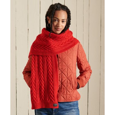Écharpe en maille torsadée Lux SUPERDRY