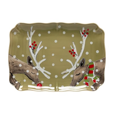 Plat Rectangulaire Deer Friends, Casafina by COSTA NOVA COSTA NOVA