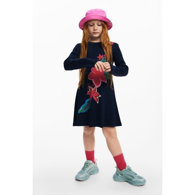 Robe courte à fleurs DESIGUAL