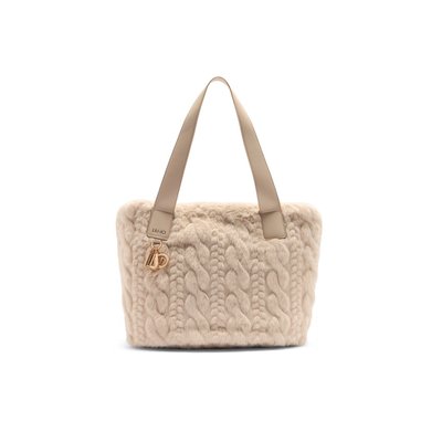 Sac hobo grand format en imitation fourrure LIU JO