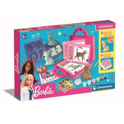 Coffret de vétérinaire - barbie CLEMENTONI