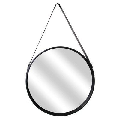 Miroir rond à suspendre avec une anse TOILINUX