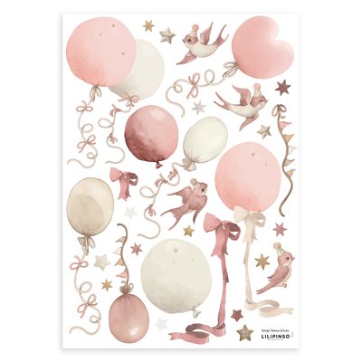 Stickers muraux ballons et cerfs-volants SELENE LILIPINSO