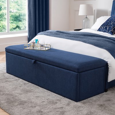 Faroe Linen Storage Bench SO'HOME