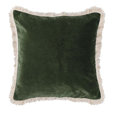 Coussin velours de coton ANDREA FEBRONIE