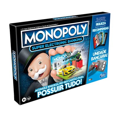 Jogo Monopolio super eletronic banking, da HASBRO HASBRO