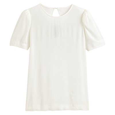 Blouse col rond, manches courtes LA REDOUTE COLLECTIONS
