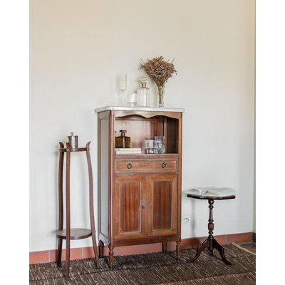 Buffet en bois et marbre Gilbert N°369 - Bon état DEBONGOUT
