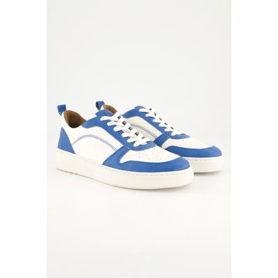 Sneakers en cuir, empiècements colorés ULLA POPKEN