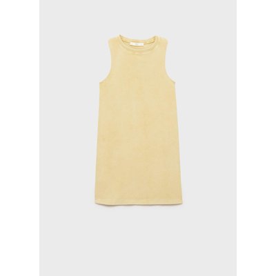 Chemise de nuit en coton bouclette overdyed MANGO