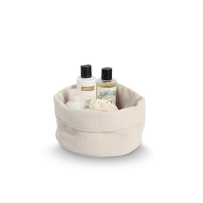 Petite corbeille tissu rangement ZELLER PRESENT