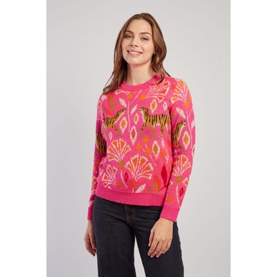 Pull à motif col rond CANDICE DERHY