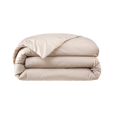 Housse de couette en percale de coton ecru, ALCOVE DESFORGES