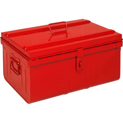 Coffre de rangement en acier Rouge Coffre de rangement 52 cm PIERRE HENRY