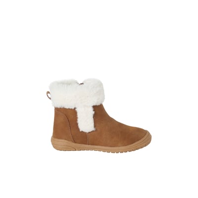 Bottines enfant synthétique fourrées zippées VERTBAUDET