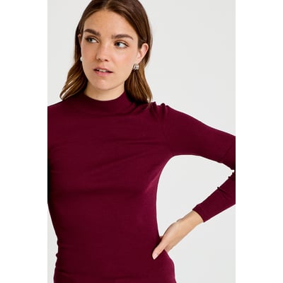 T-shirt ajusté manches longues CACHE CACHE