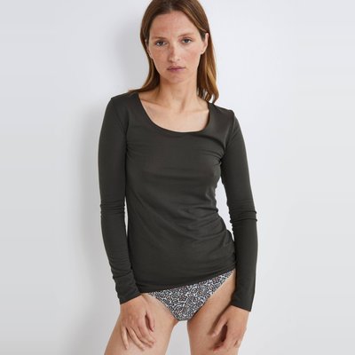 T-shirt manches longues finitions invisibles MONOPRIX