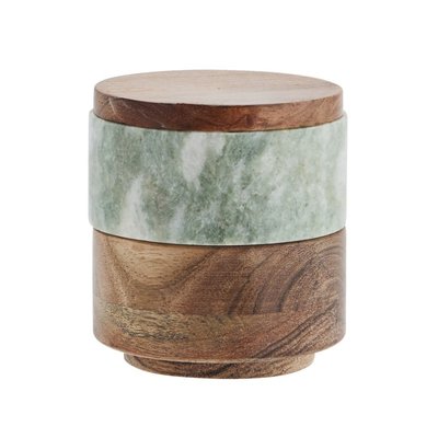 Salière poivrière marbre bois MADAM STOLTZ